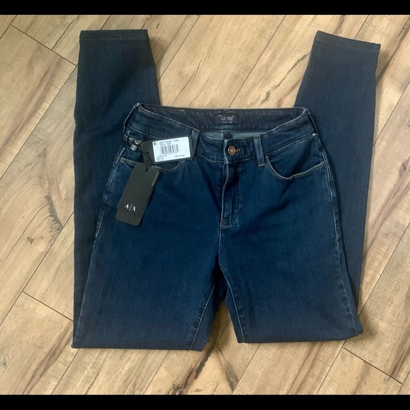 Aj Armani Jeans Men Indigo Denim Blue 
